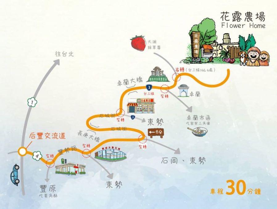 園區導覽圖手繪設計